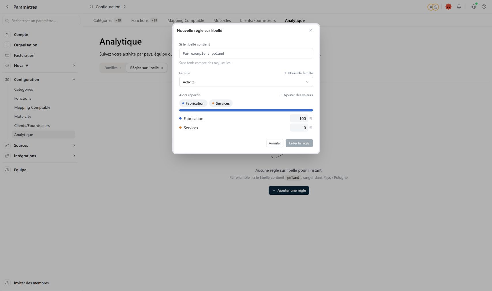 Répartir automatiquement sur plusieurs valeurs