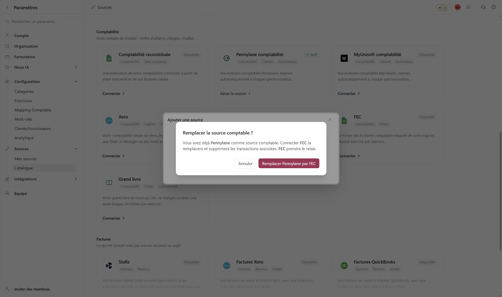 Lire l’avertissement de remplacement